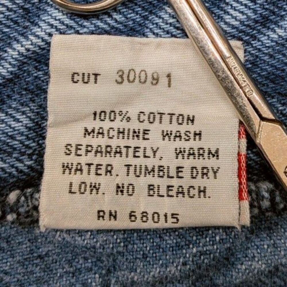 Bongo Vintage High Rise Button Fly Jeans Blue Wash Tapered Leg Mom Denim | SZ 3 - Picture 8 of 8
